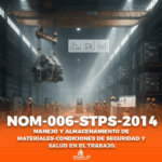 NOM-006-STPS-2014, MANEJO Y ALMACENAMIENTO DE MATERIALES-CONDICIONES DE SEGURIDAD Y SALUD EN EL TRABAJO.
